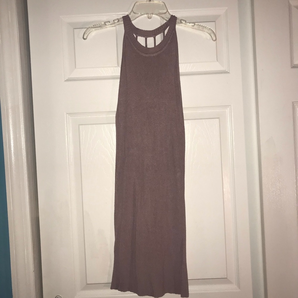 Lavender tank sweater dress size Small